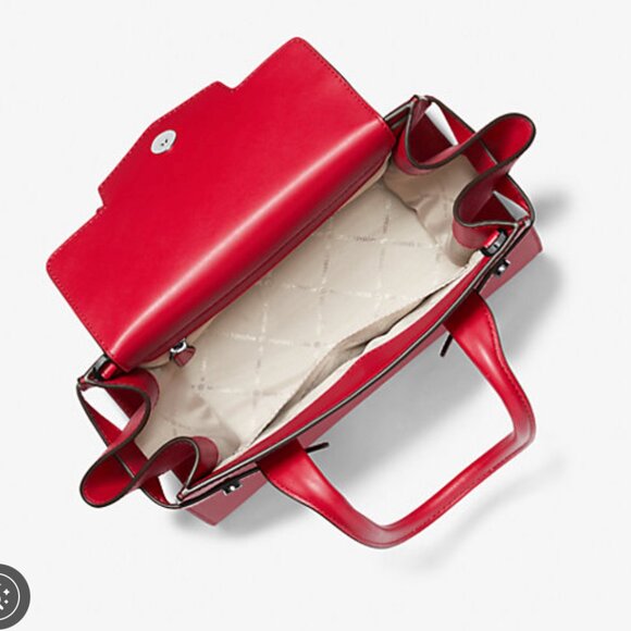 Michael Kor Carmen Medium Belted Satchel (Retails $558.00) - Picture 5 of 8